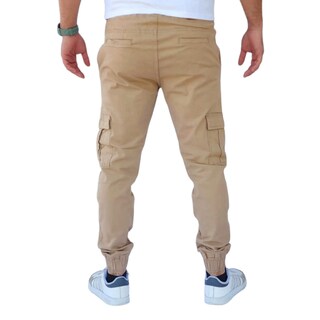 Foto 3 | Pantalón Jogger Cargo Caqui Claro John Silver