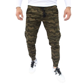 Foto 1 | Pantalón Jogger Cargo Camuflaje Verde John Silver