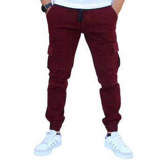 Foto 1 | Pantalón Jogger Cargo Vino John Silver