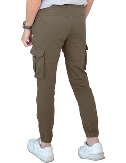 Foto 4 | Pantalon Hombre Cintura Y Tobillo Ajustable Premium Café Roosevelt C362