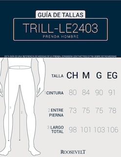 Foto 5 | Pantalon Cargo Bolsas Laterales Caballero Menta Roosevelt C352