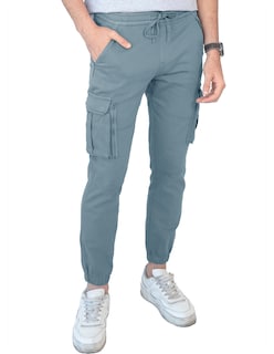Foto 3 | Pantalon Hombre Cintura Y Tobillo Ajustable Premium Turquesa Roosevelt C362