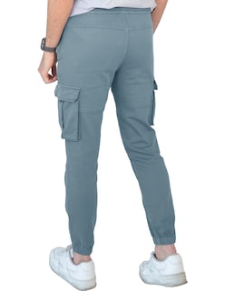 Foto 4 | Pantalon Hombre Cintura Y Tobillo Ajustable Premium Turquesa Roosevelt C362