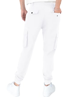 Foto 2 | Pantalon Hombre Cintura Ajustable Blanco Roosevelt C356