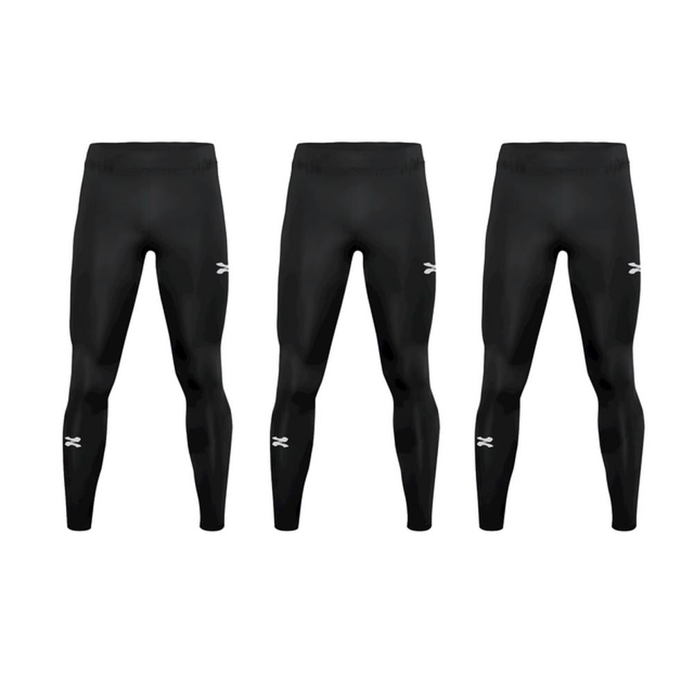Foto 2 pulgar | Leggins Deportivo Zapari color Negro para Hombre 3 Piezas
