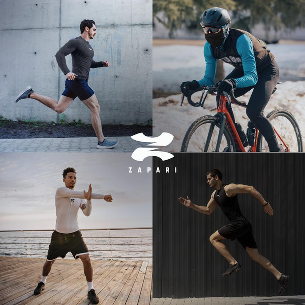 Foto 7 pulgar | Licra Deportiva ZAPARI Larga Interior Mallas Deportivas Leggins de Compresión y Secado color Azul para Hombre