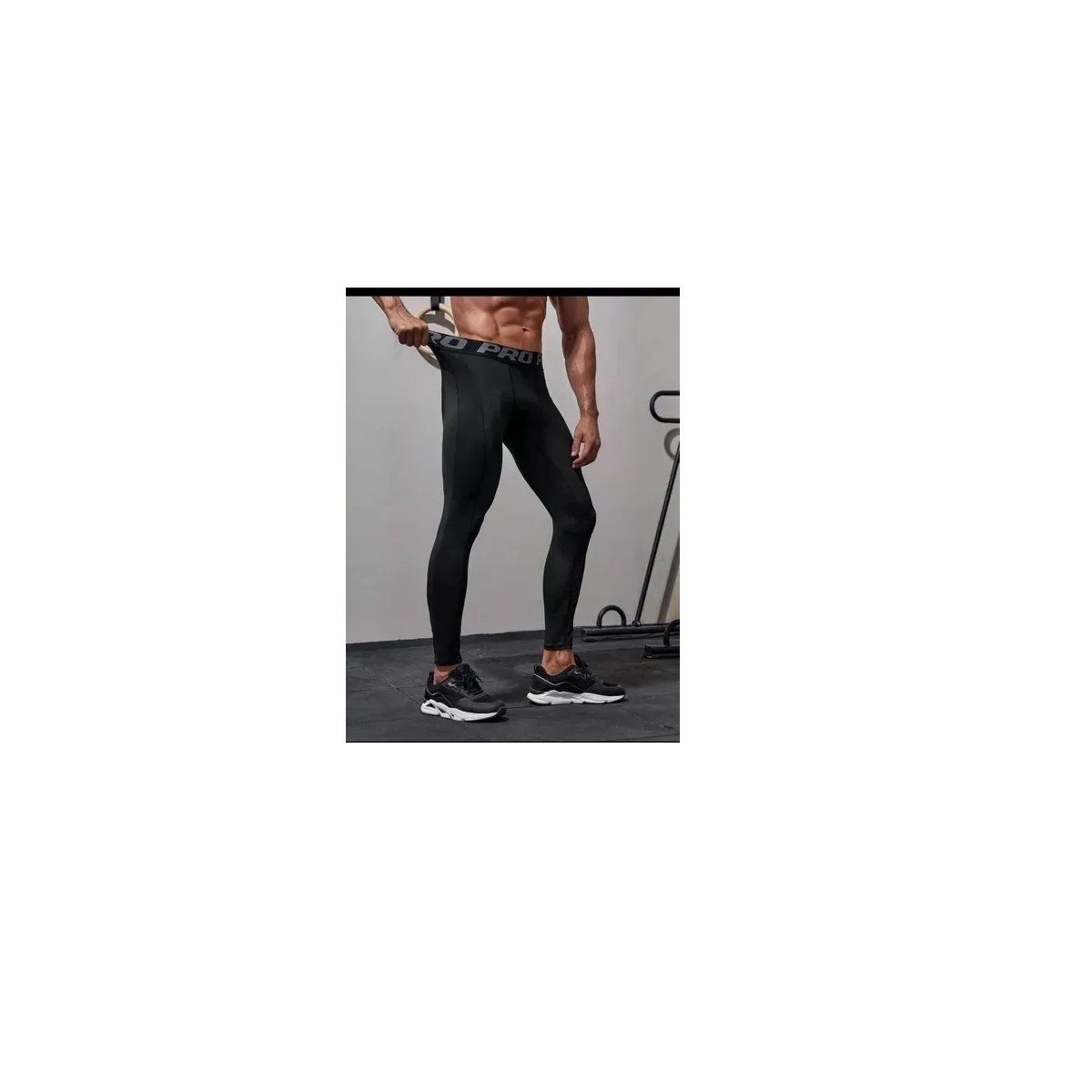 Foto 4 pulgar | Lycra Fitness Yoga Eo Safe Imports Esi-7482 color Negro Transpirable Talla M para Hombre