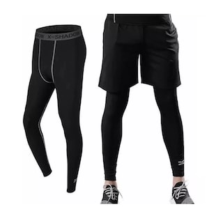 Foto 3 | Pantalón Licra Deportiva Compresión Talla S Eo Safe Imports Esi-17433 Negro
