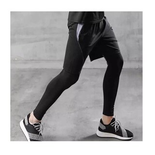 Foto 2 | Pantalón Licra Deportiva Compresión Talla L Eo Safe Imports Esi-17435 Negro