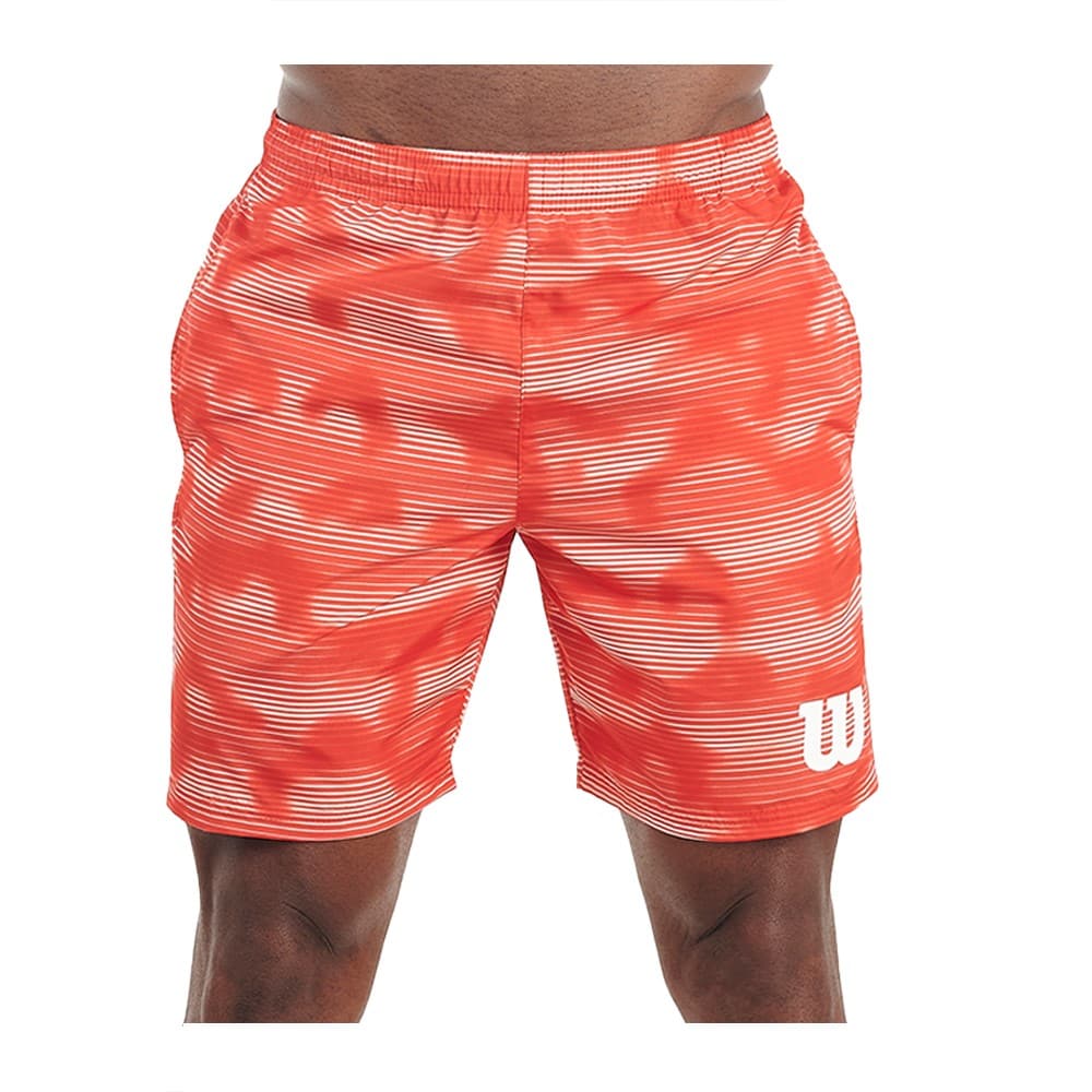 Short De Caballero Wilson 08965 Color Naranja Fabricado Para El Día A Día $379