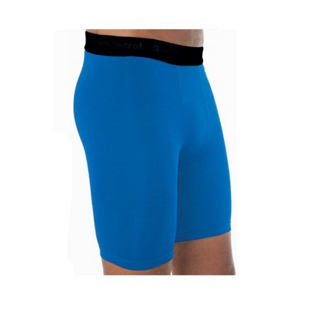 Foto 2 pulgar | Short Runing Dry-fit  Black Secret Azul Rey