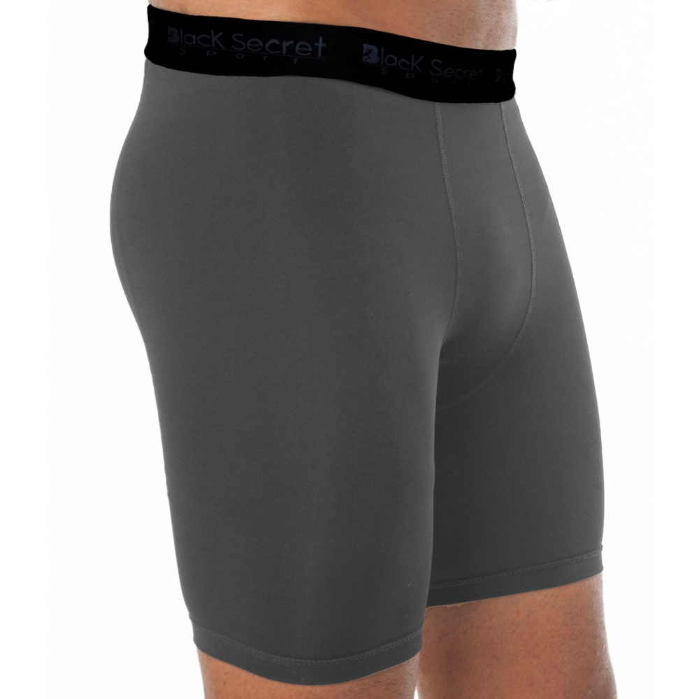 Foto 1 | Licra Short Running Black Secret Sport Gris para Hombre