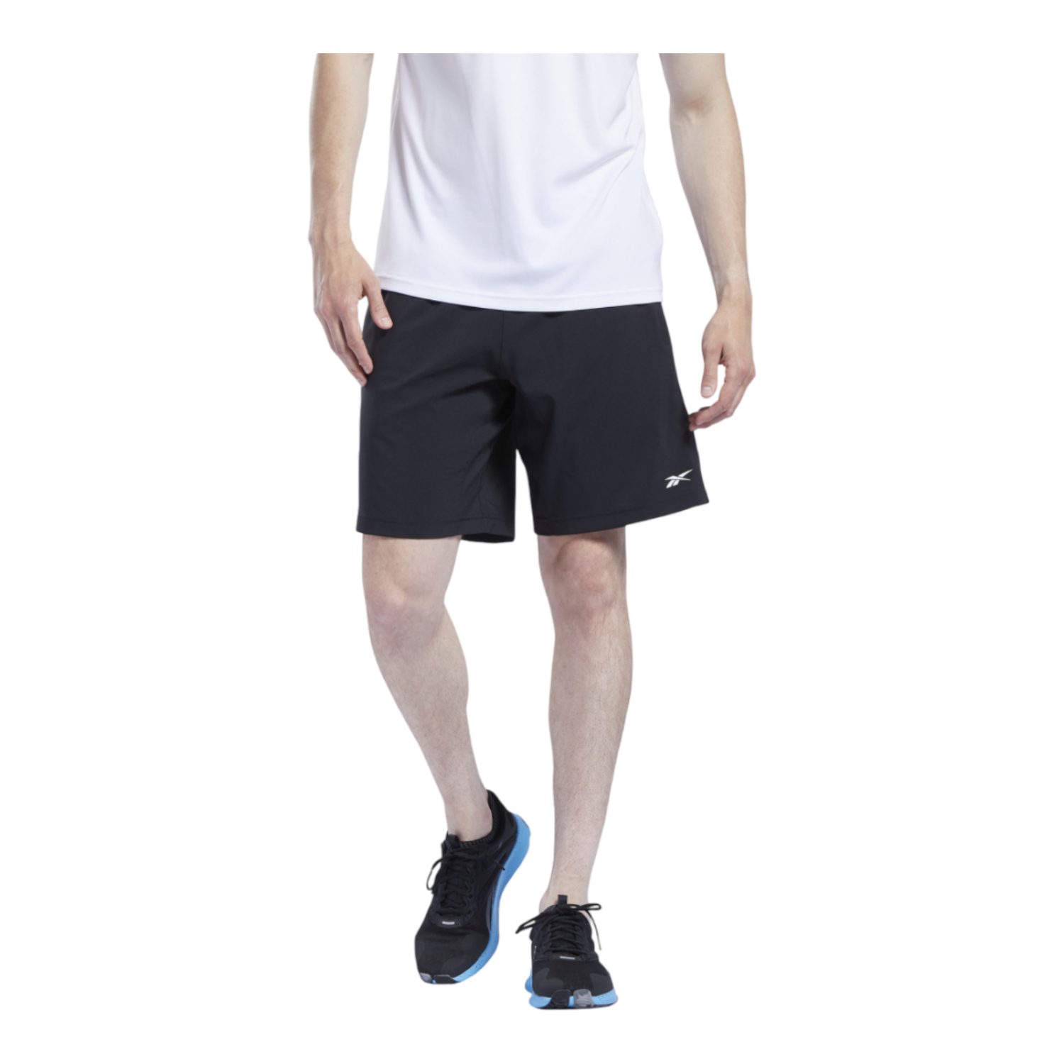 Foto 4 pulgar | Short Reebok Wor Woven Gu0789 Negro para Hombre