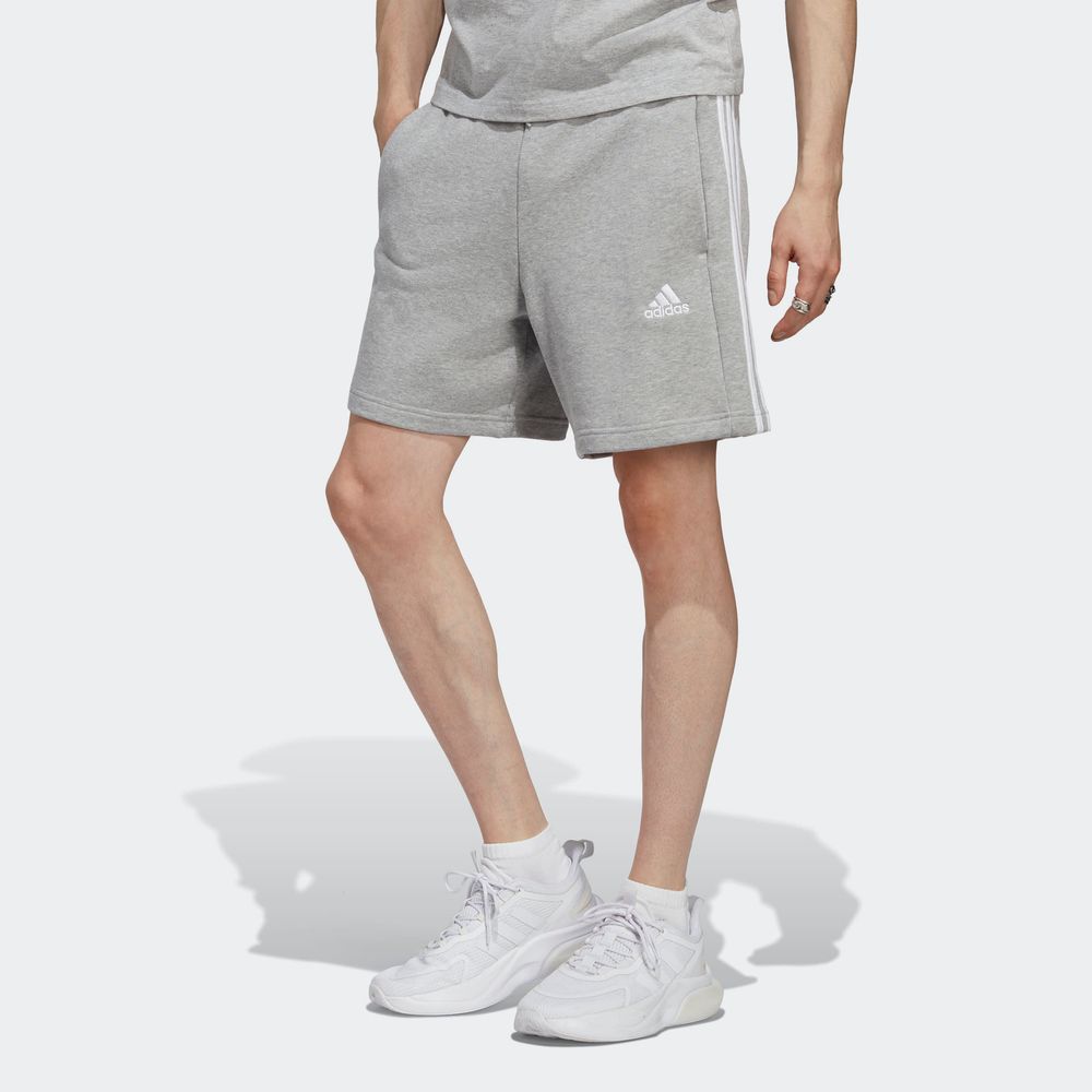 Foto 4 pulgar | Short Adidas Gris para Hombre