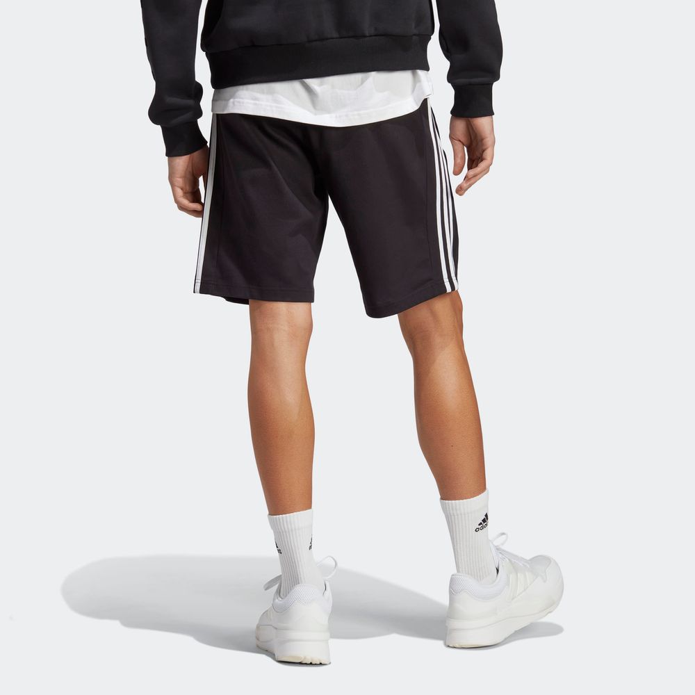 Foto 5 pulgar | Shorts Adidas Essentials Single Jersey 3 Franjas Negro para Hombre