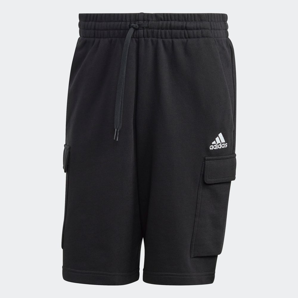 Foto 3 pulgar | Short de Cargo Adidas Essentials Tela French Terry Negro para Hombre