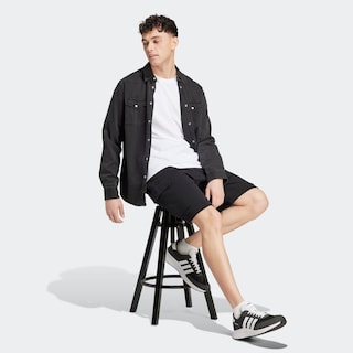 Foto 6 | Short de Cargo Adidas Essentials Tela French Terry Negro para Hombre