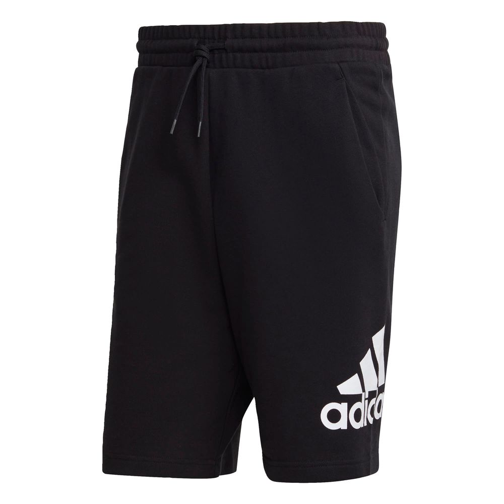 Foto 2 pulgar | Shorts Adidas Essentials Logo Grande French Terry Negros para Hombre