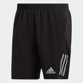 Foto 2 | Shorts Adidas Own The Run Negros para Hombre