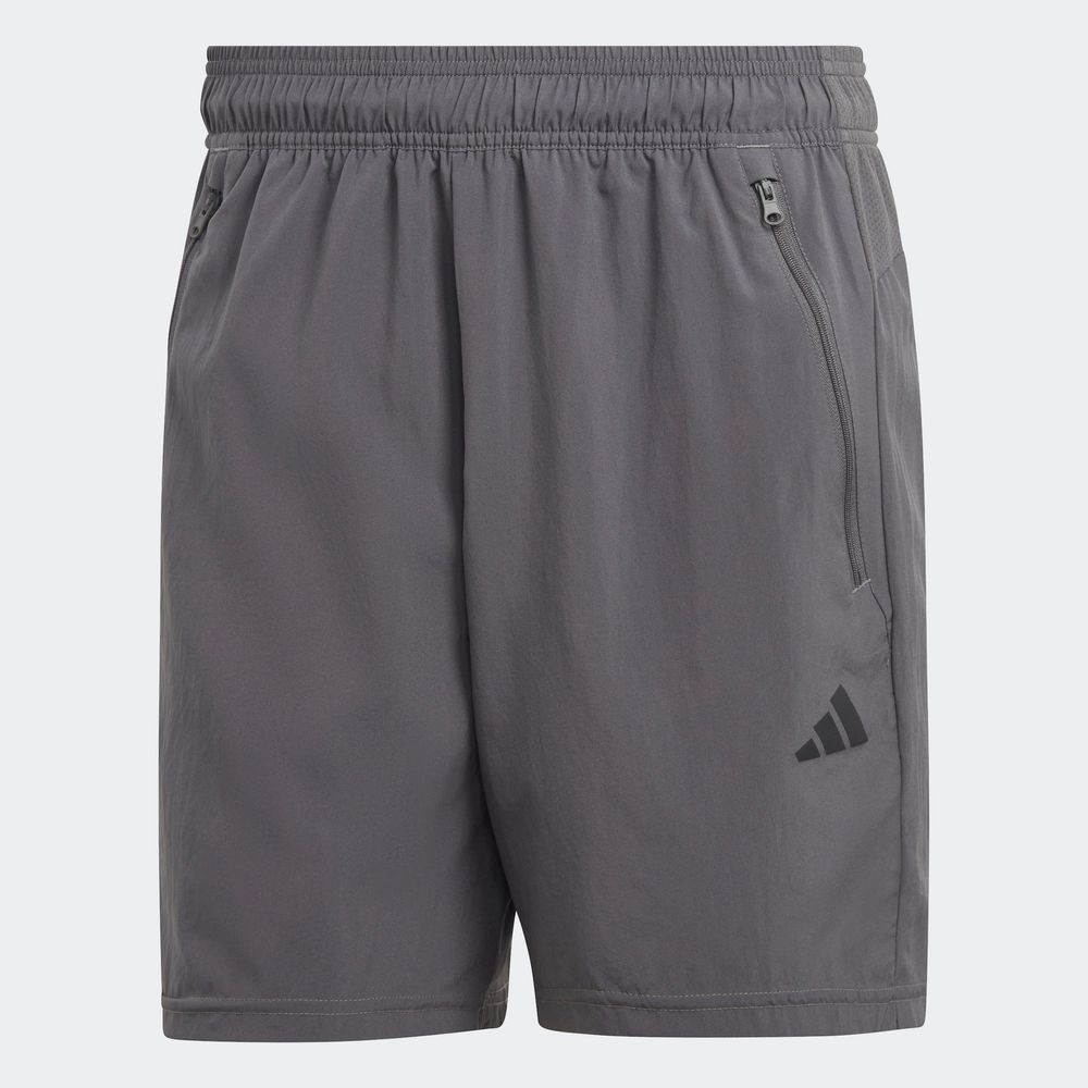 Foto 3 pulgar | Shorts de Entrenamiento Adidas Train Essentials Tejidos Gris para Hombre
