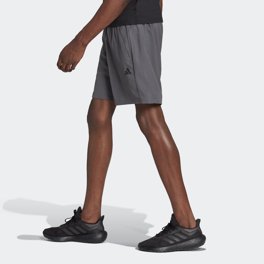 Foto 5 pulgar | Shorts de Entrenamiento Adidas Train Essentials Tejidos Gris para Hombre