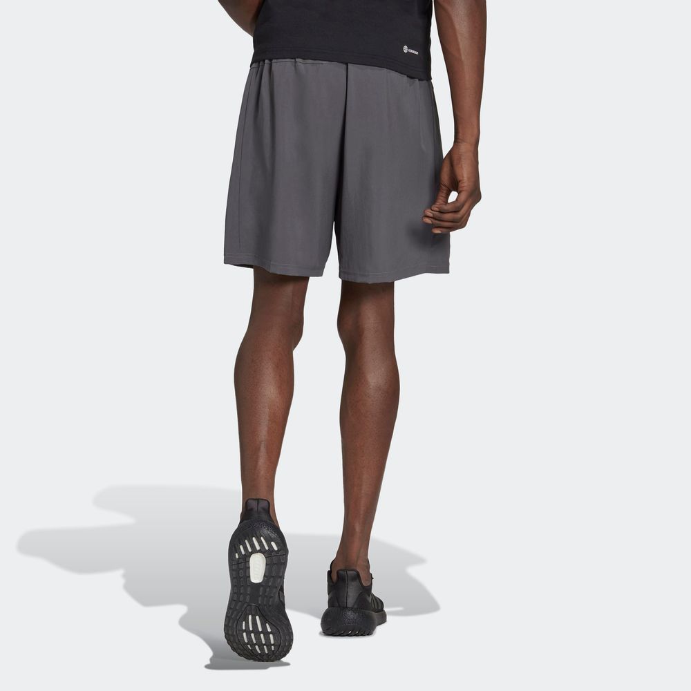 Foto 5 | Shorts de Entrenamiento Adidas Train Essentials Tejidos Gris para Hombre