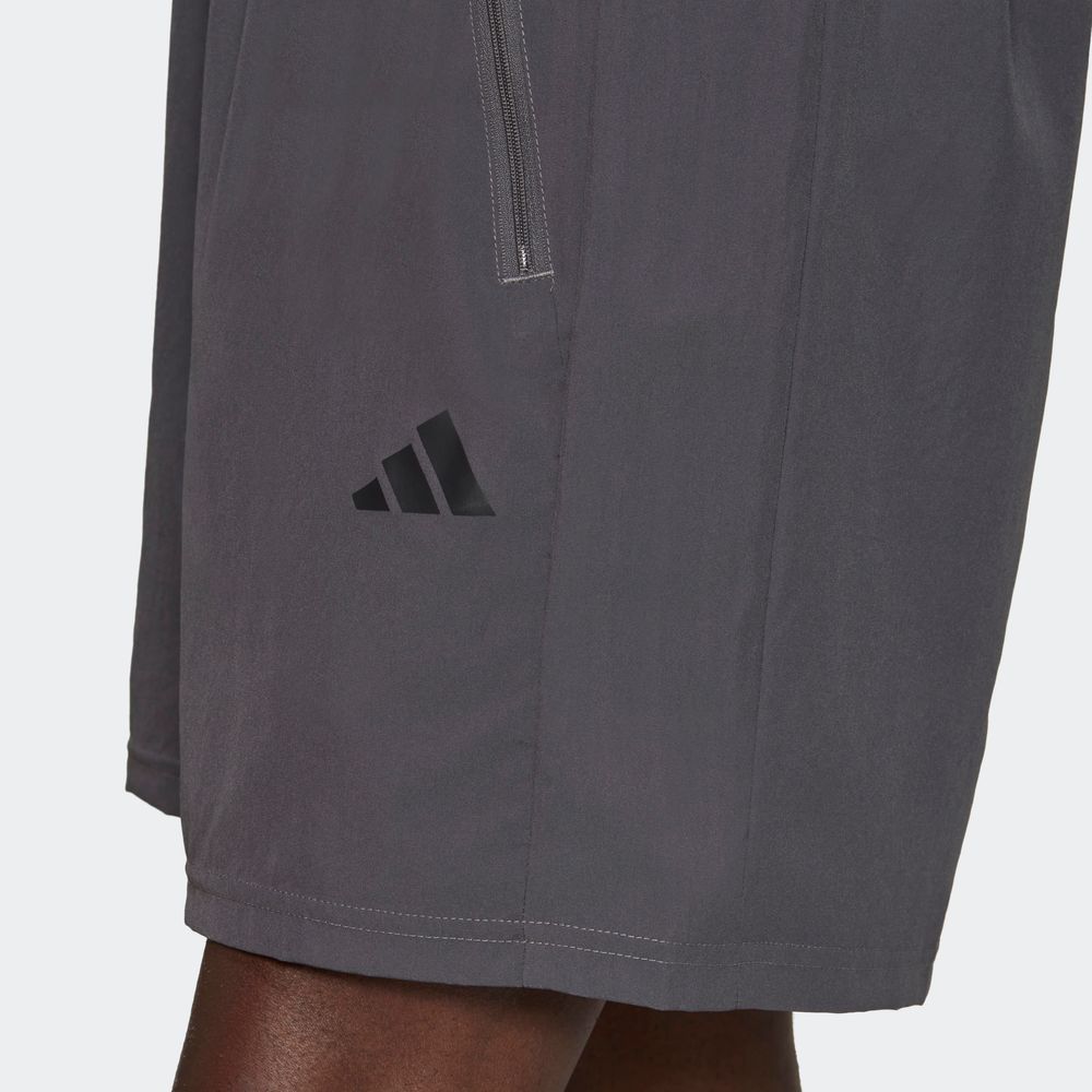Foto 9 pulgar | Shorts de Entrenamiento Adidas Train Essentials Tejidos Gris para Hombre