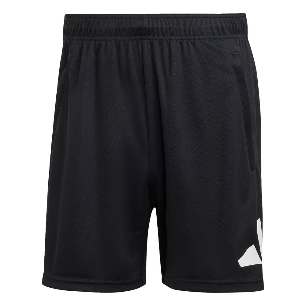 Foto 2 pulgar | Shorts Adidas Train Essentials Logo Training Negros para Hombre