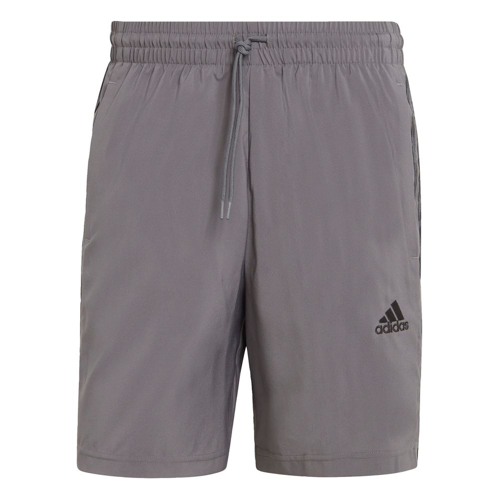 Foto 2 pulgar | Shorts Essentials Chelsea 3 Franjas Aeroready Adidas Gris para Hombre