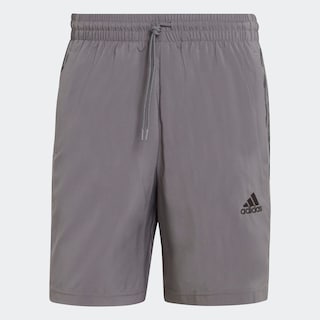 Foto 2 | Shorts Essentials Chelsea 3 Franjas Aeroready Adidas Gris para Hombre