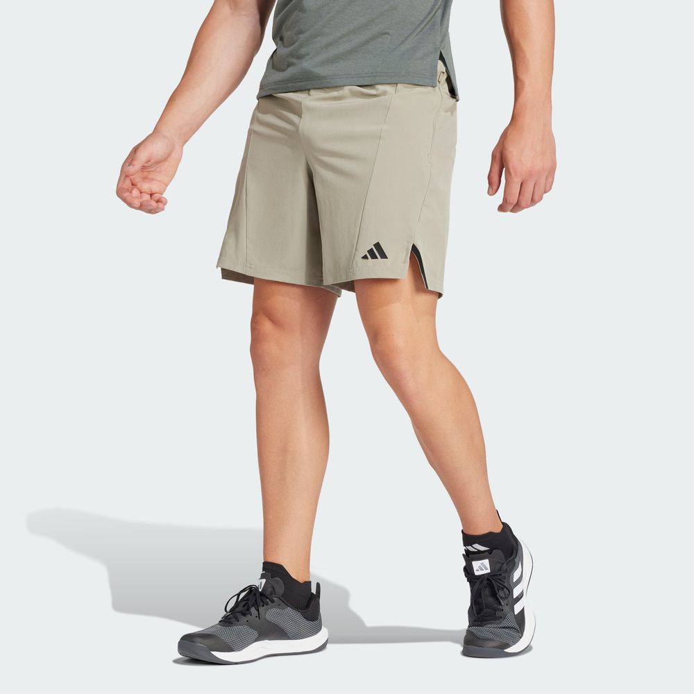 Foto 4 pulgar | Shorts de Entrenamiento Adidas Designed For Training Verde para Hombre