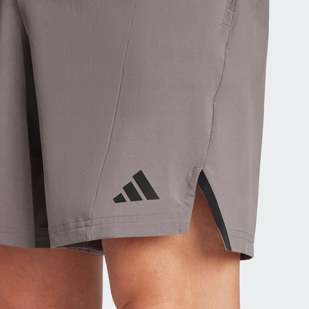 Foto 7 pulgar | Shorts De Entrenamiento Designed For Training Adidas Café Hombre