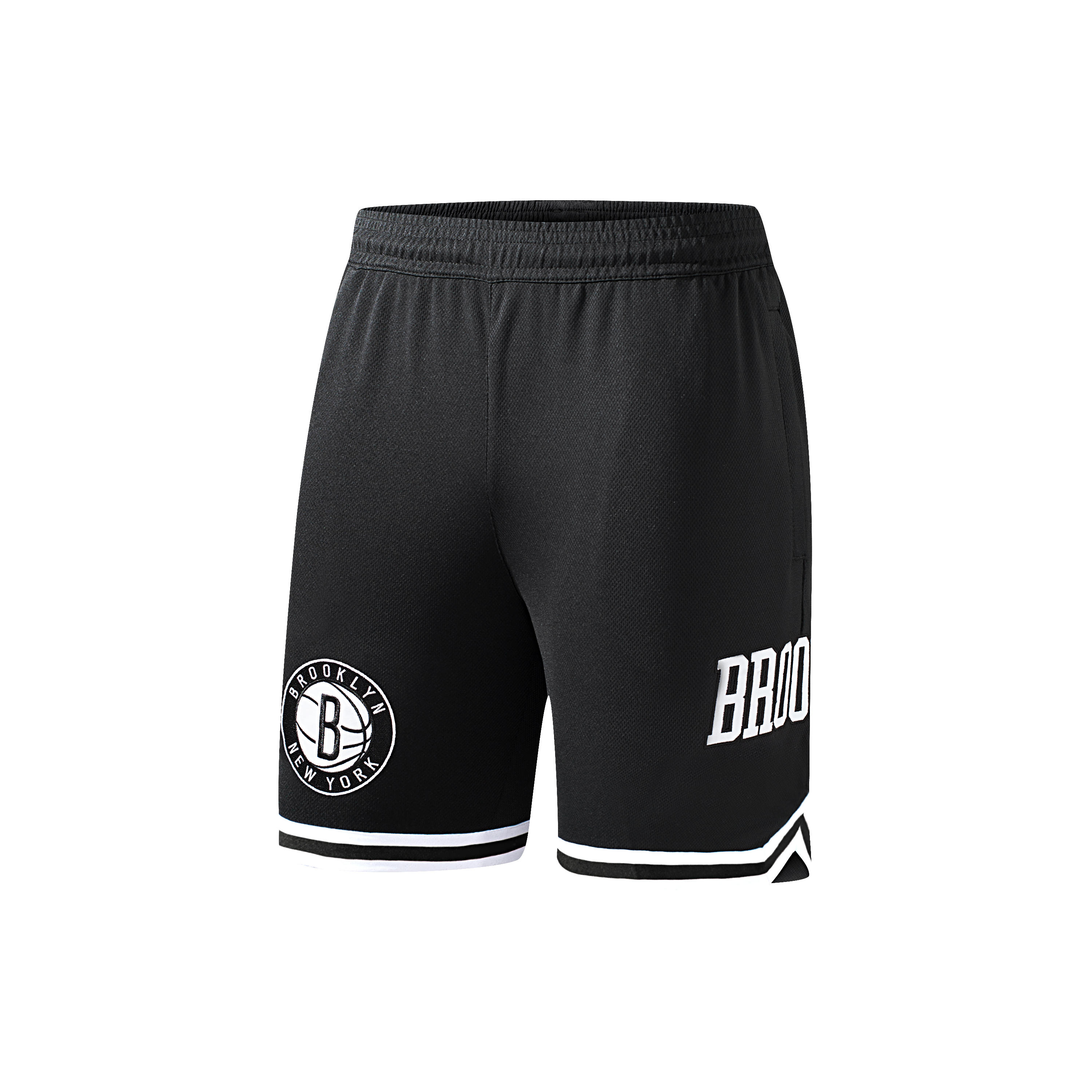 Foto 2 pulgar | Nba Original Short, Pantalon Corto De Hombre Brooklyn Nets Color Negro Con Logo Y Nombre Del Equipo, Talla X-grande