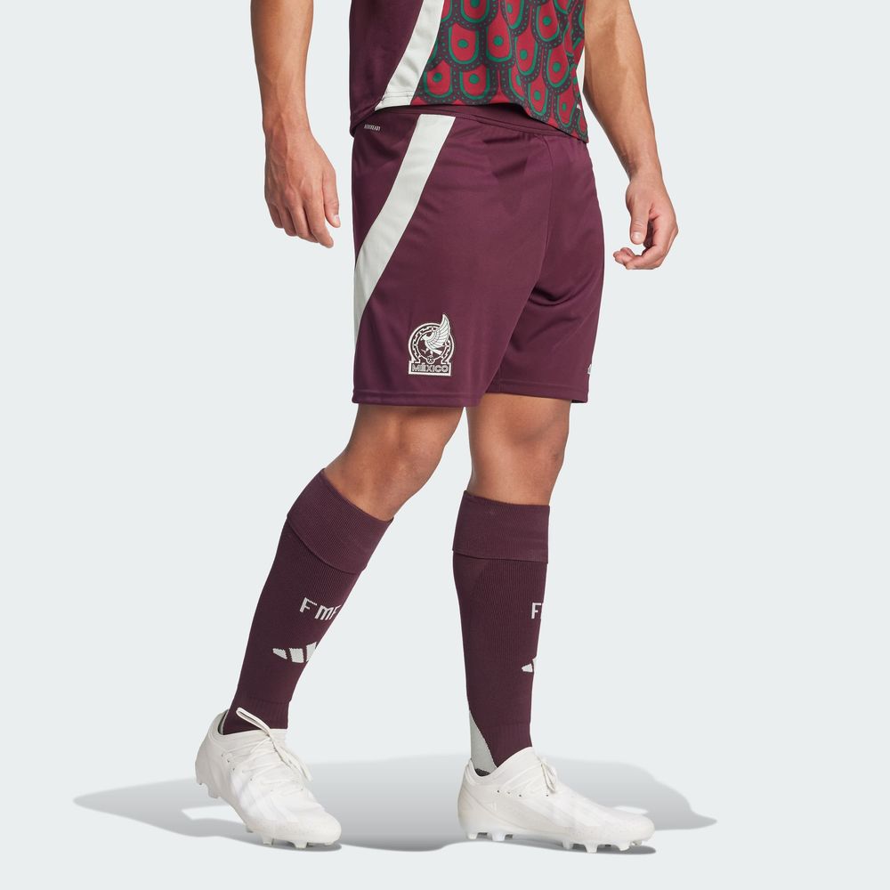 Foto 4 pulgar | Shorts De Local Selección Nacional De México 24 Adidas Violeta Hombre