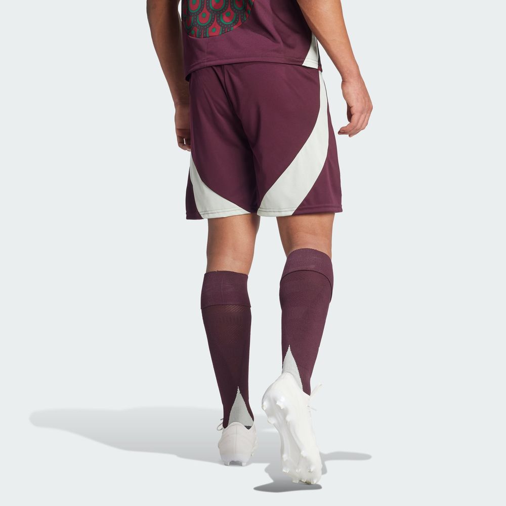 Foto 4 | Shorts De Local Selección Nacional De México 24 Adidas Violeta Hombre