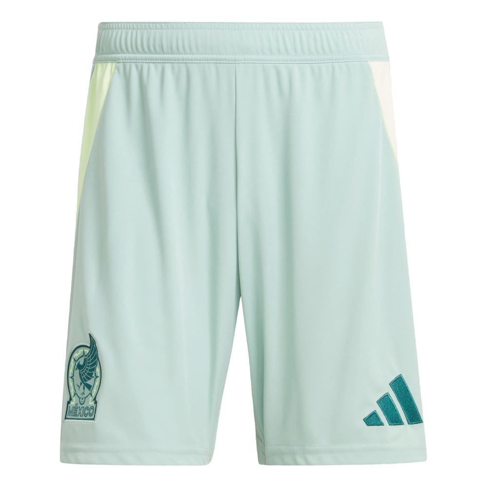 Foto 2 pulgar | Shorts Visitante Selección Nacional De México 24 Adidas Verde Hombre