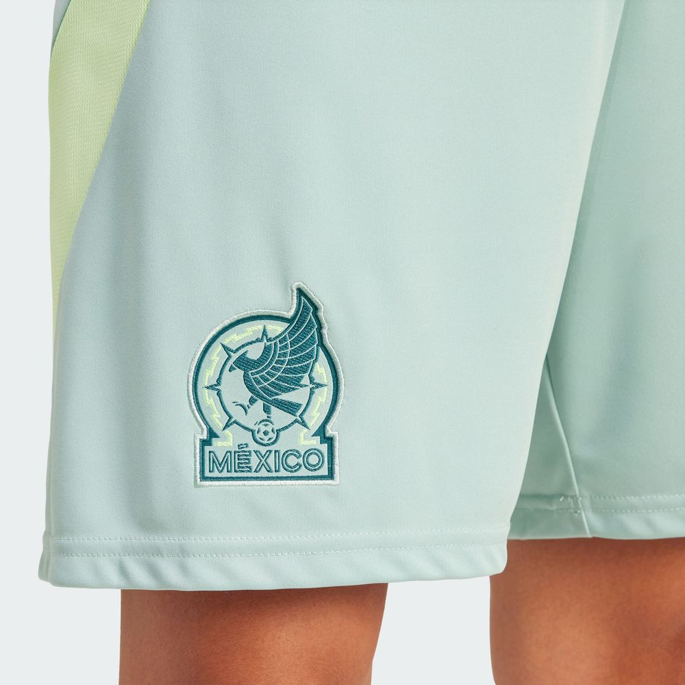 Foto 7 | Shorts Visitante Selección Nacional De México 24 Adidas Verde Hombre