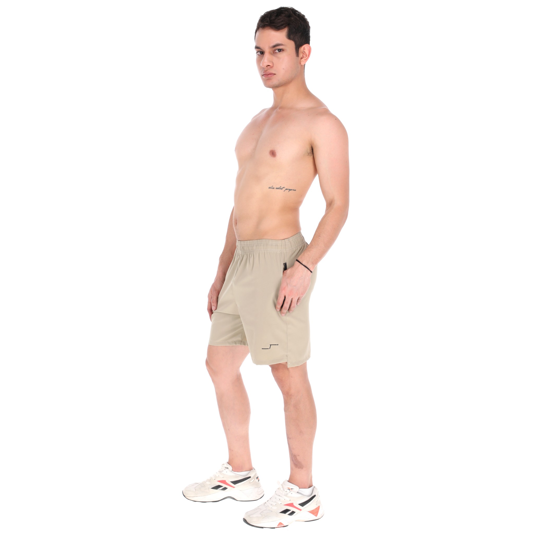 Foto 4 pulgar | Short Deportivo  Chb Chili Beans Clothing Co. Ares Beige