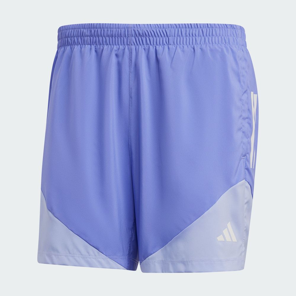 Foto 4 pulgar | Shorts Own The Run Base Aeroready Adidas Azul Hombre