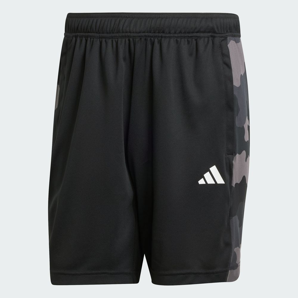 Foto 4 pulgar | Shorts De Entrenamiento Train Essentials Camo Adidas Negro Hombre