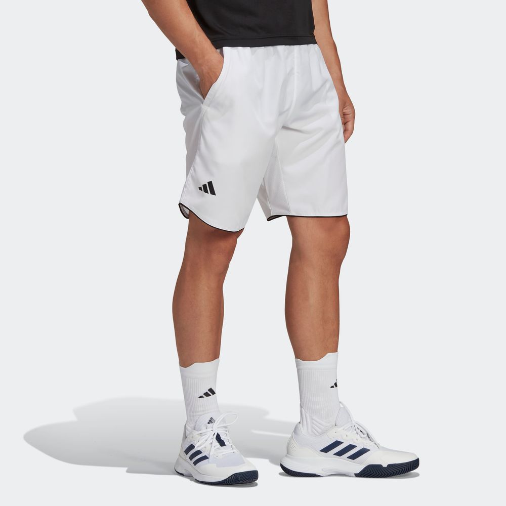 Foto 4 pulgar | Shorts Club Para Tenis Adidas Blanco Hombre