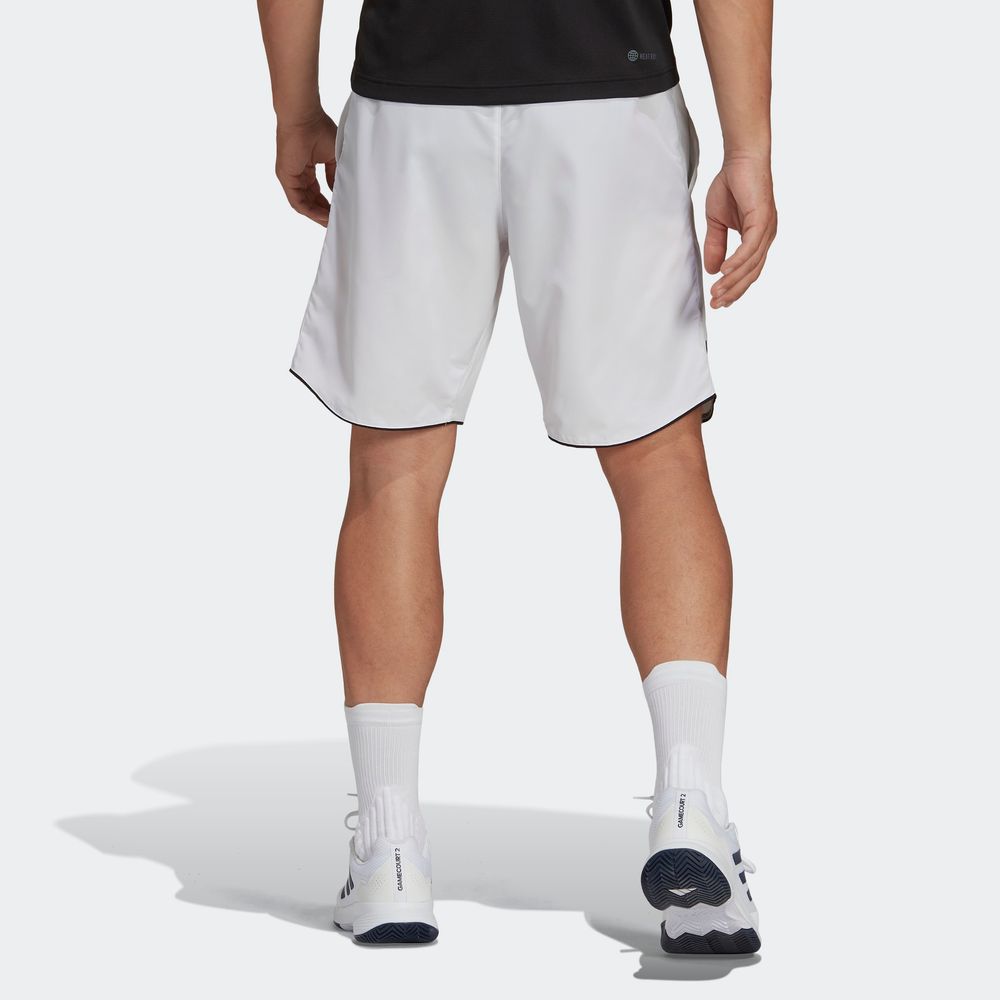 Foto 4 | Shorts Club Para Tenis Adidas Blanco Hombre