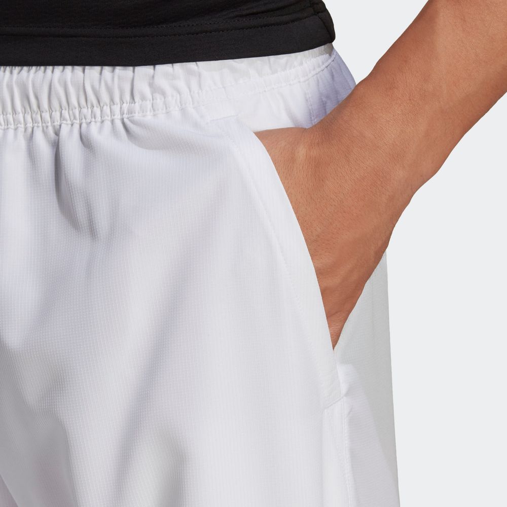 Foto 7 | Shorts Club Para Tenis Adidas Blanco Hombre