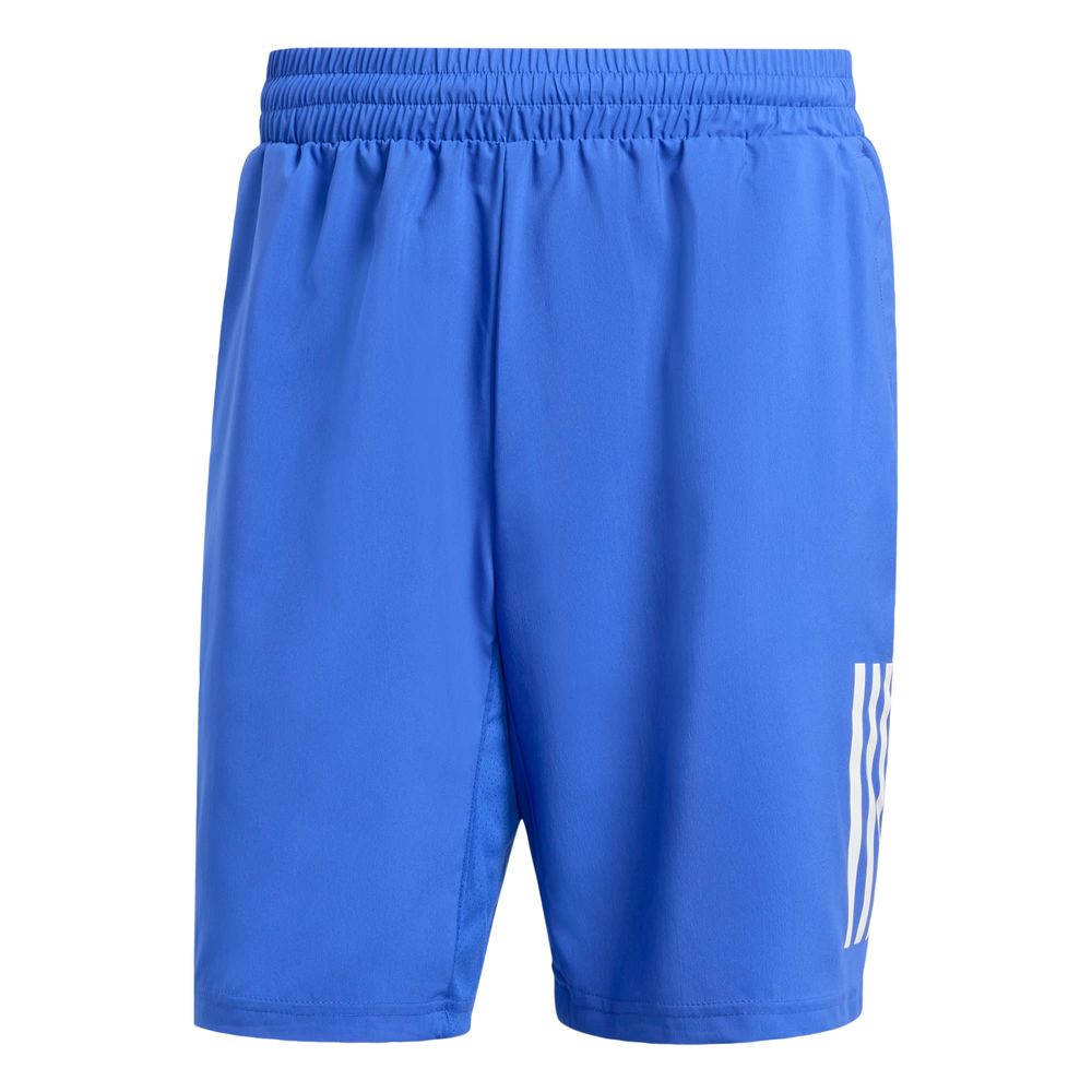 Foto 1 | Shorts De Tenis Club 3 Franjas Adidas Azul Hombre