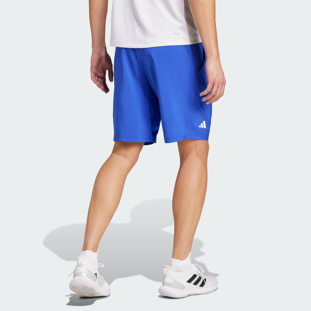 Foto 5 | Shorts De Tenis Club 3 Franjas Adidas Azul Hombre