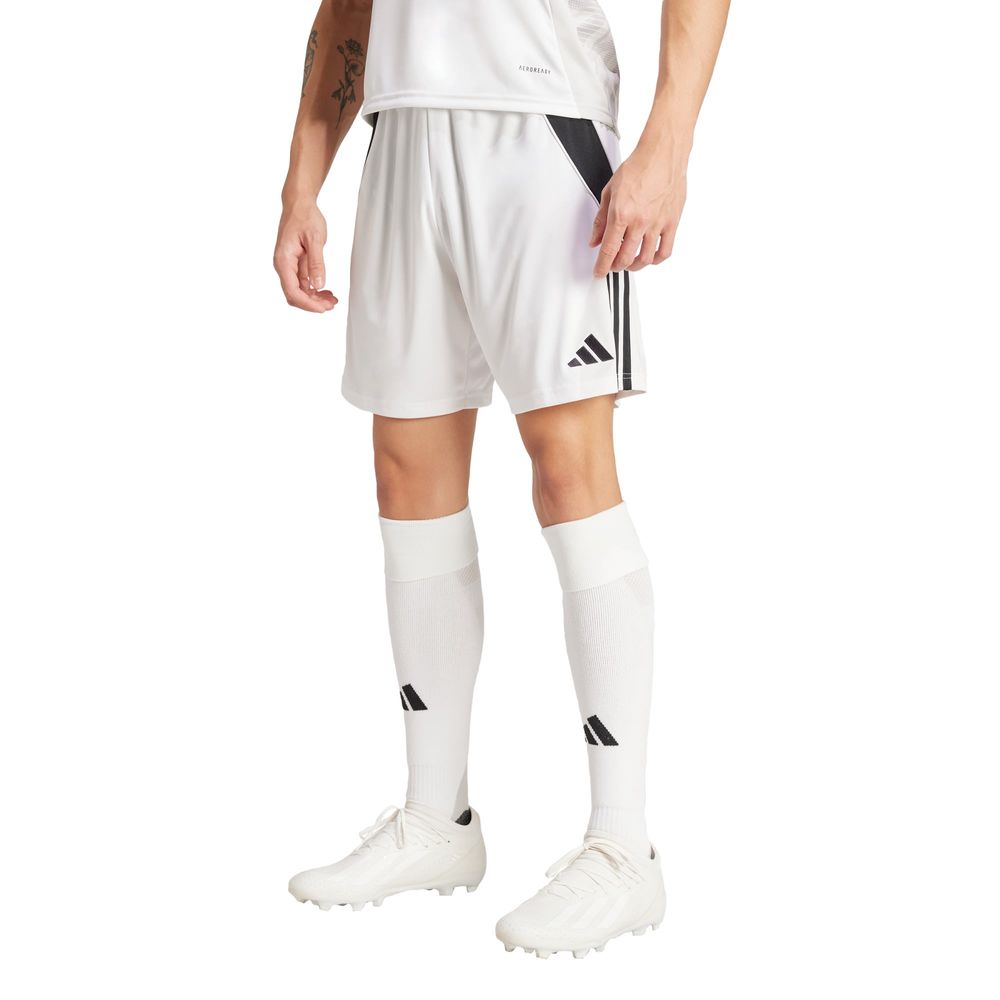 Foto 2 | Shorts Tiro 24 Adidas Blanco Hombre