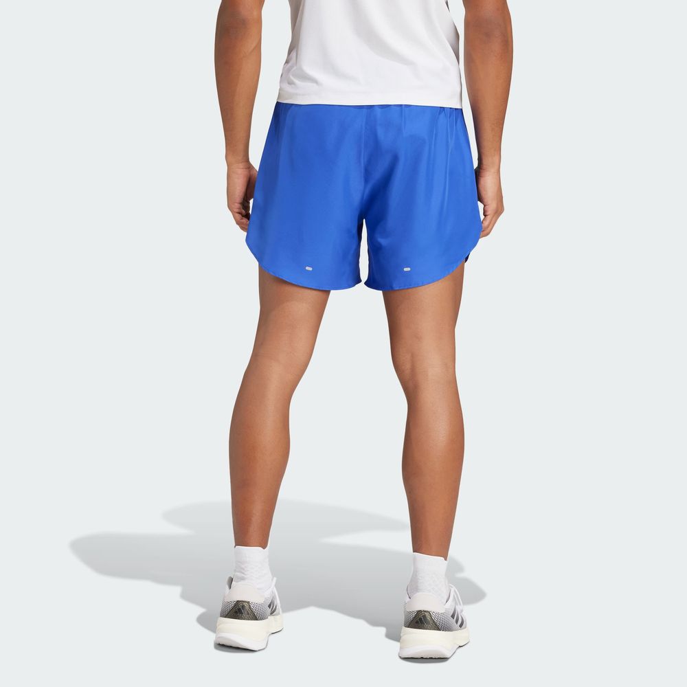 Foto 6 pulgar | Shorts Run It Adidas Azul Hombre