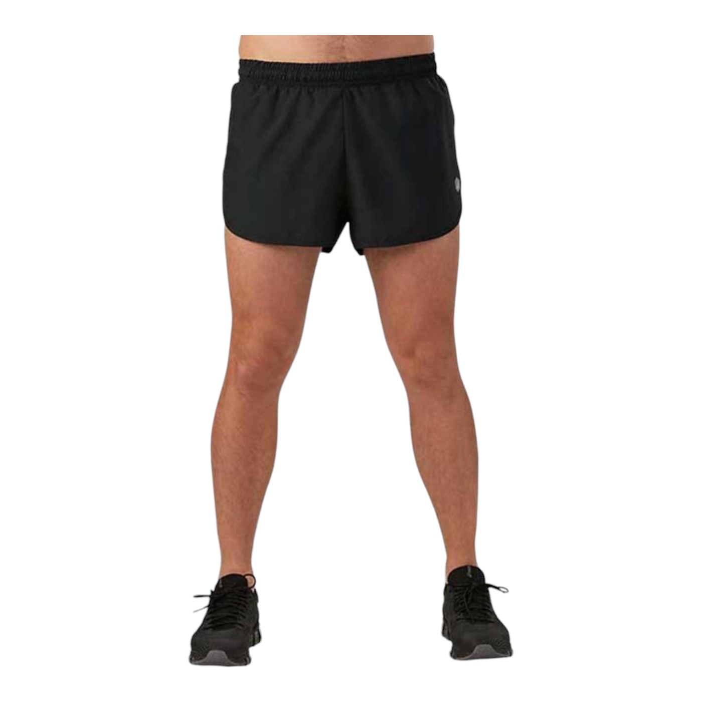 Foto 3 pulgar | Short Asics Split Short Hombre Negro Ms34970904