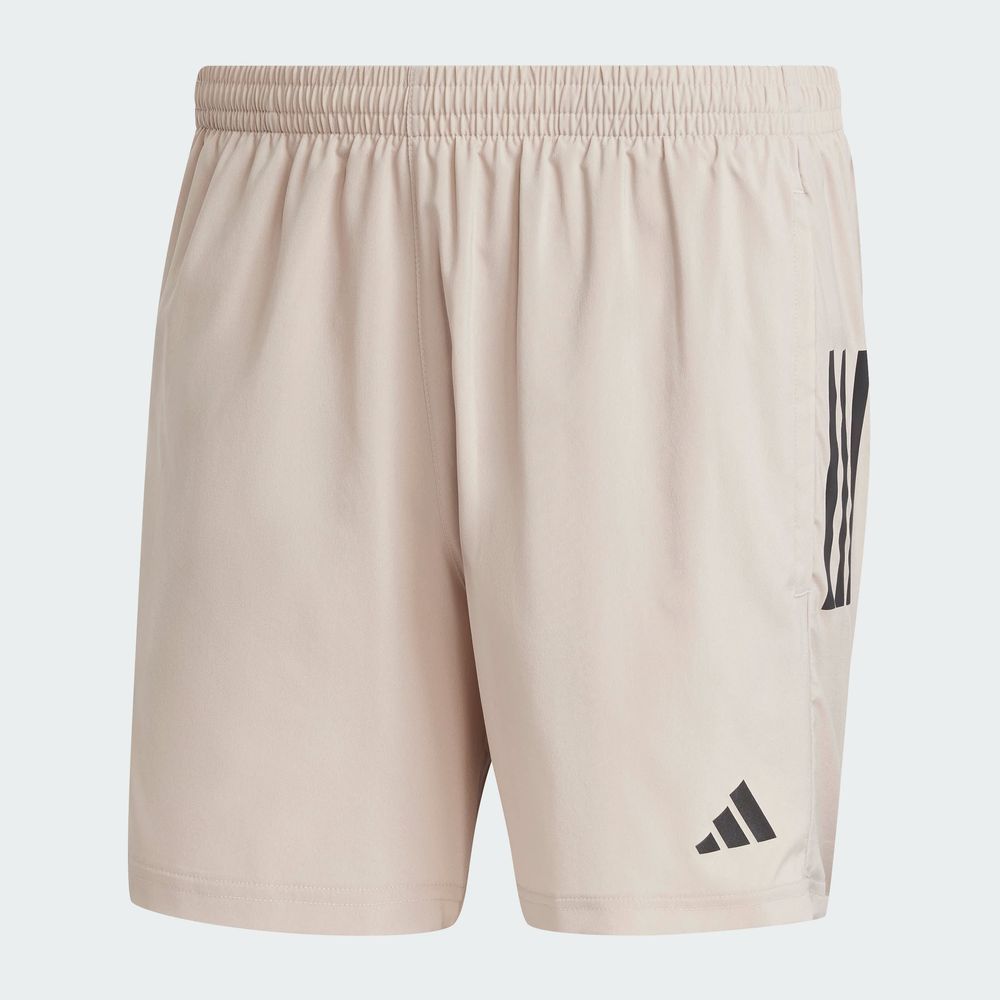 Foto 4 pulgar | Shorts Own The Run Adidas Beige Hombre