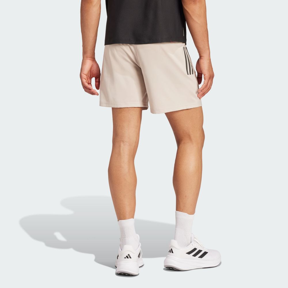 Foto 6 pulgar | Shorts Own The Run Adidas Beige Hombre